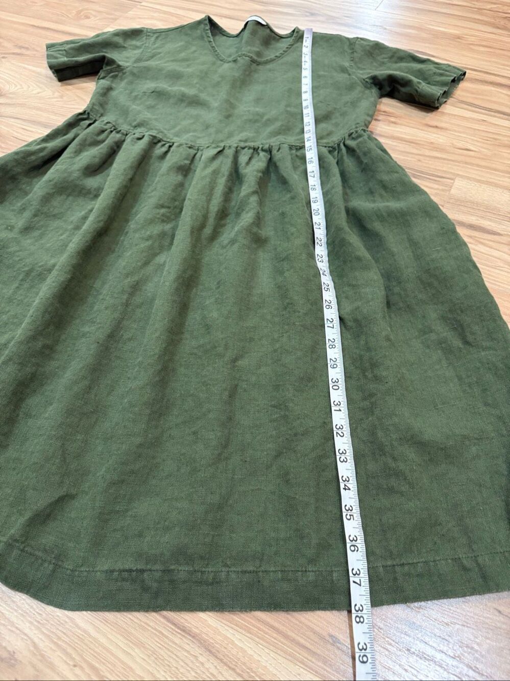 Linenfox Anna dress boho lagenlook oversized sz Small - Picture 8 of 8